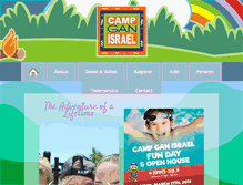 Tablet Screenshot of mycampganisrael.com